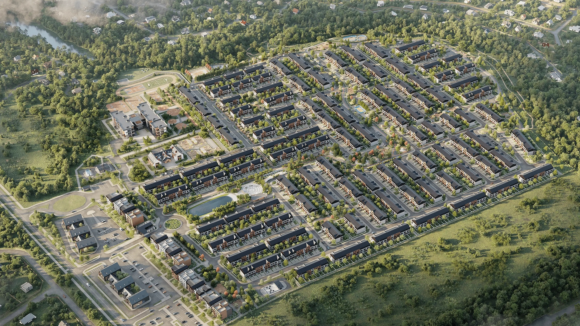 Генплан коттеджного поселка