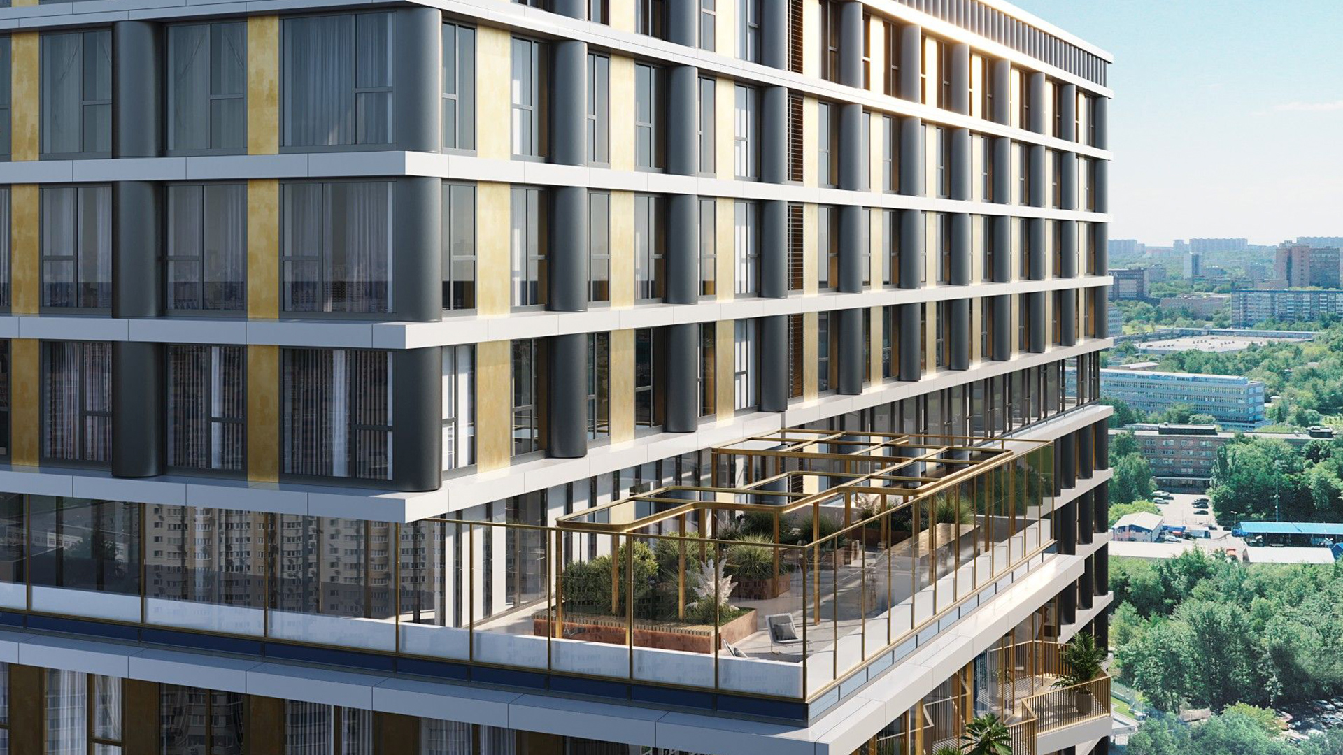 Терасса на крыше