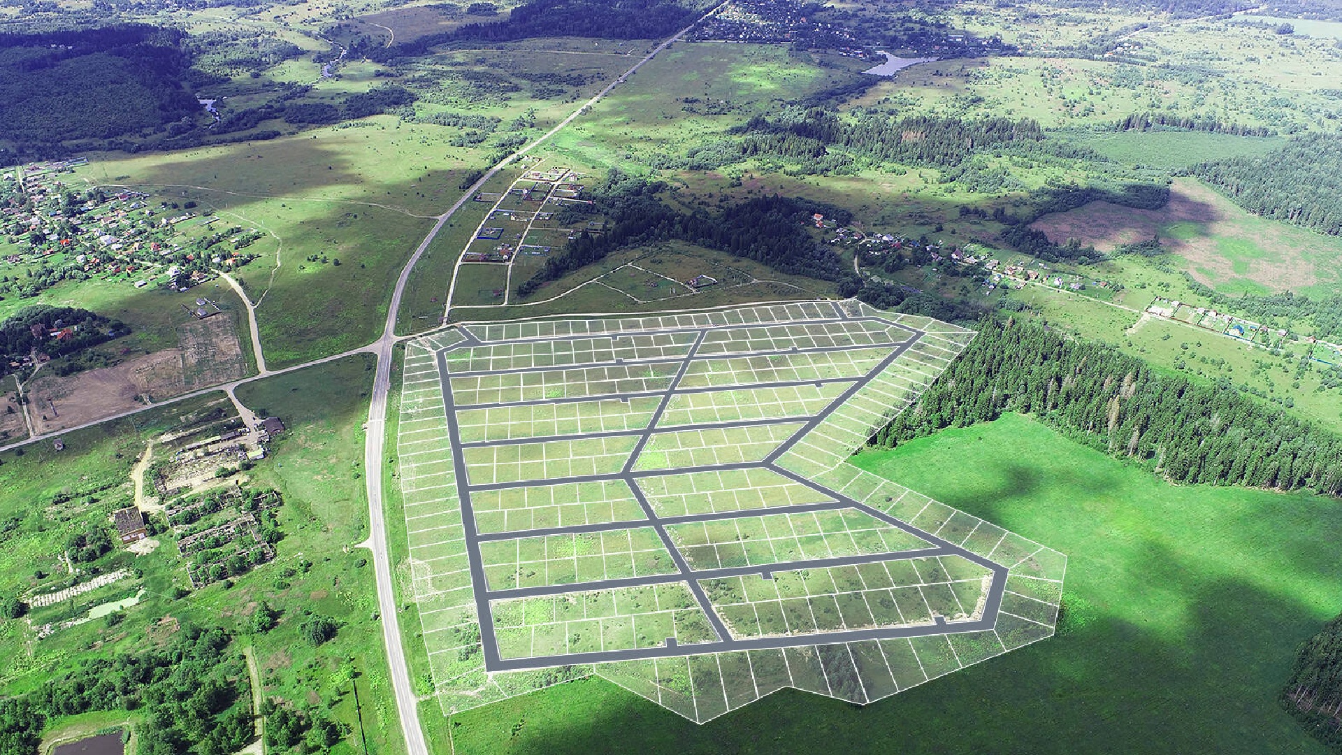 Участки в коттеджном поселке