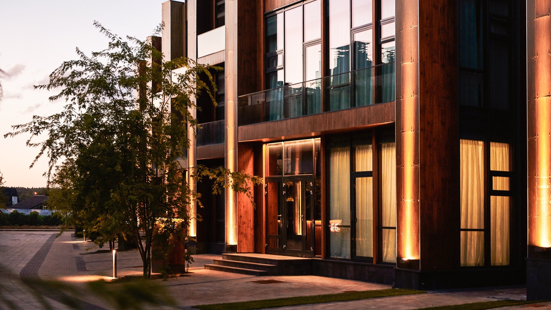 Вход в таунхаус