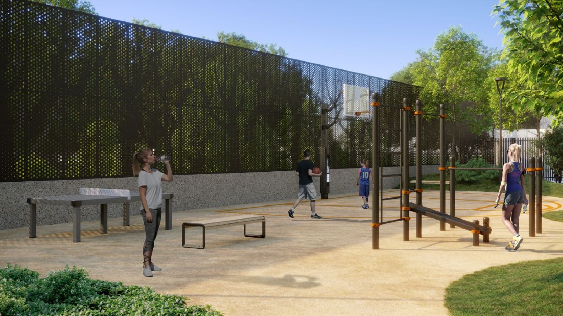 Спортивная зона