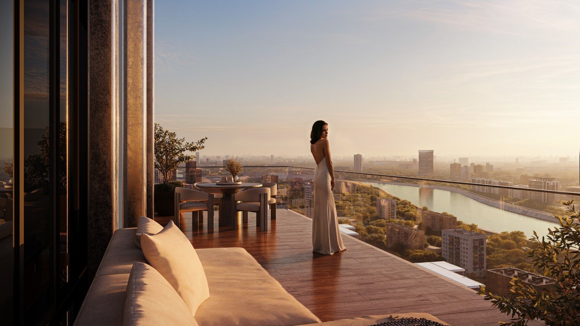 Вид с террасы