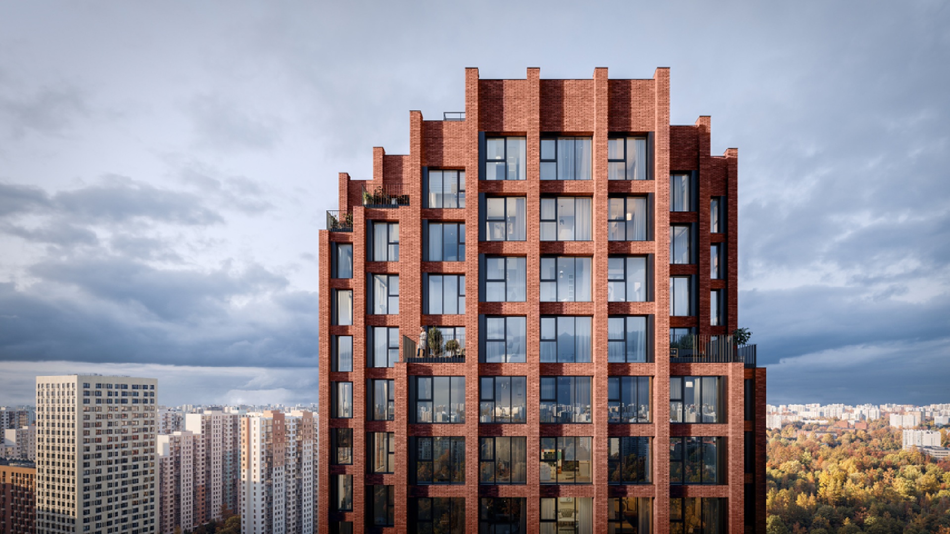 Верхняя часть ЖК