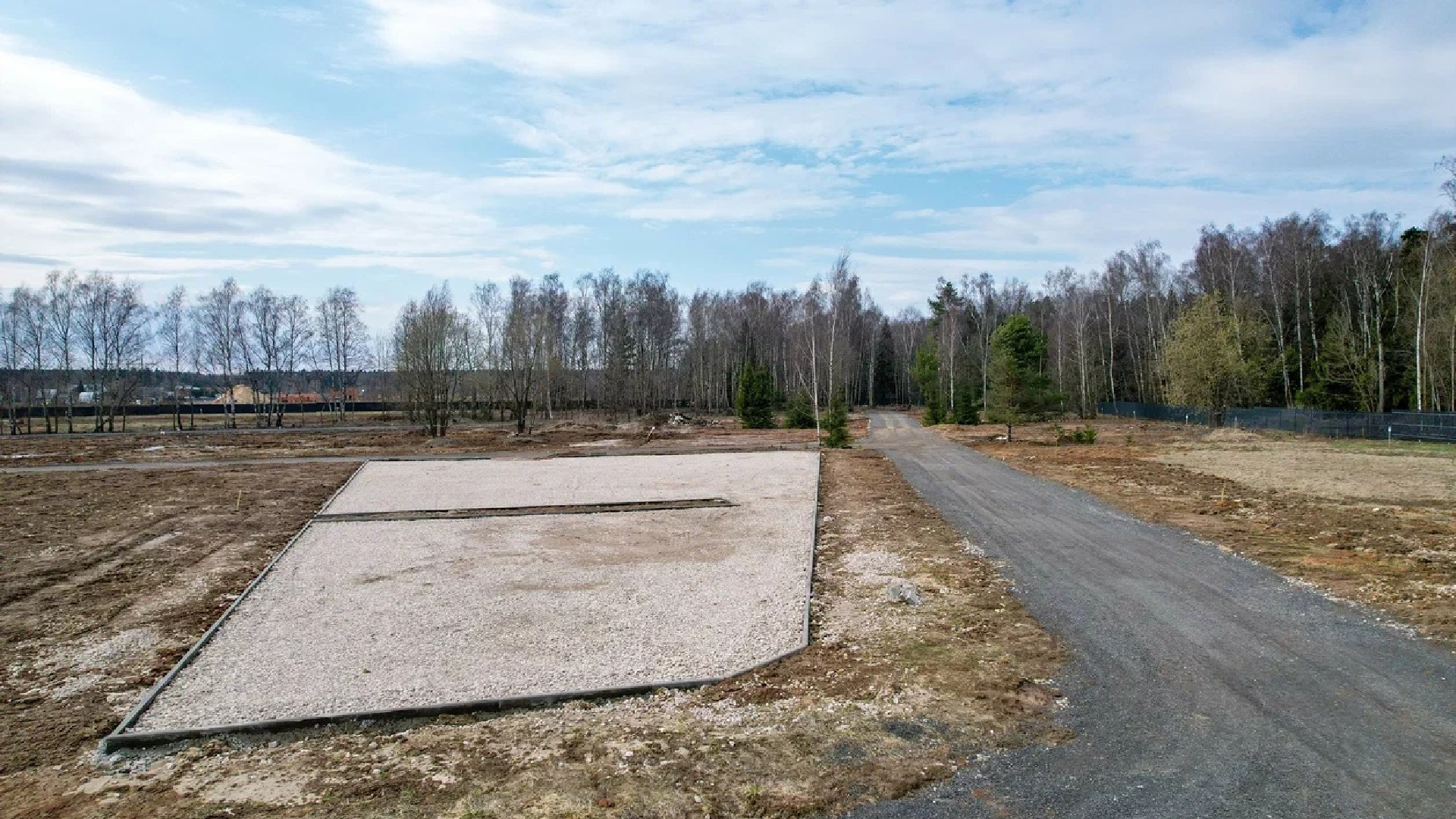 Дорога с участками