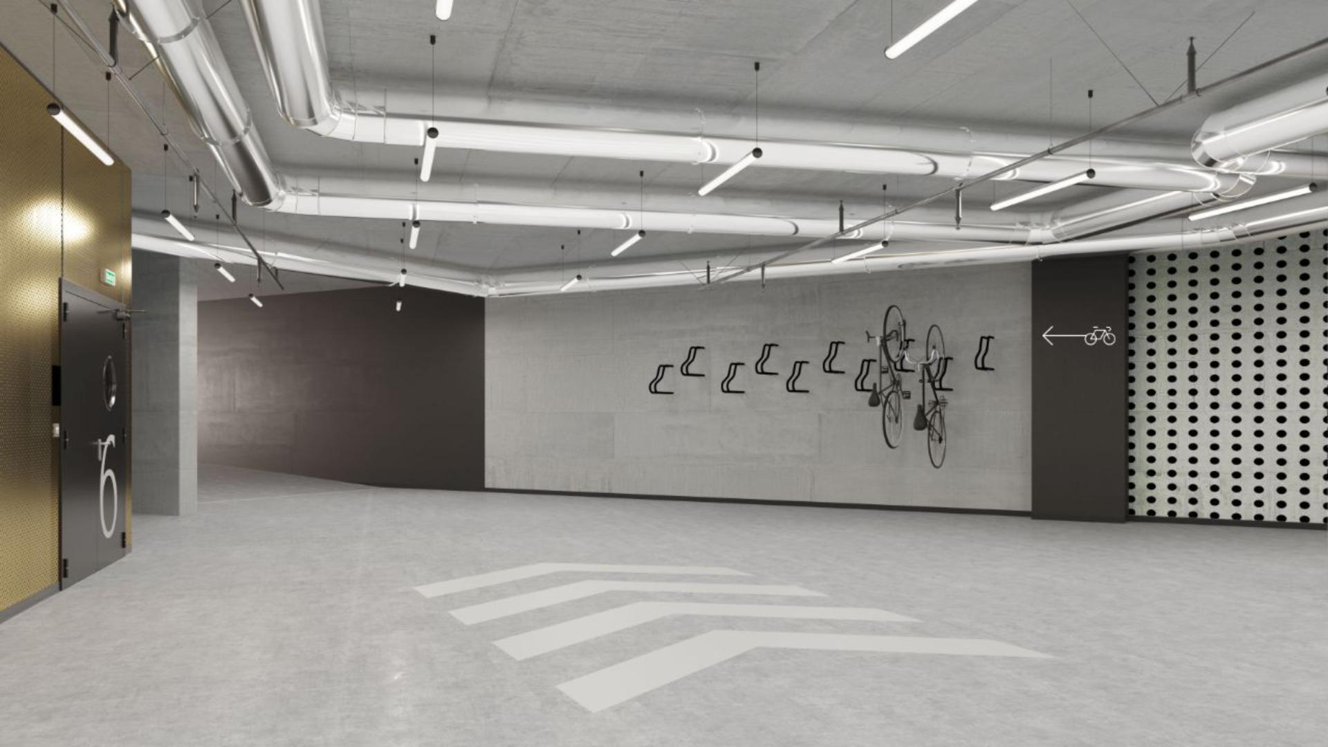 Зона хранения велосипедов