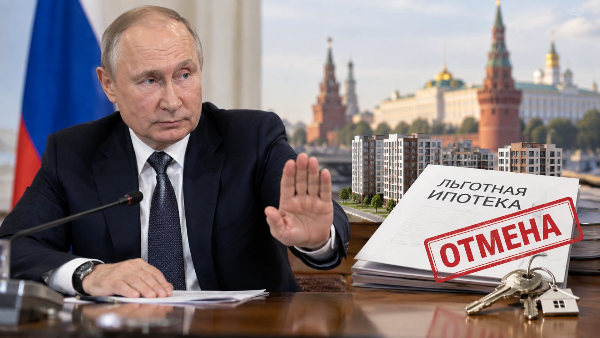 Путин подтвердил отказ от массовой льготной ипотеки