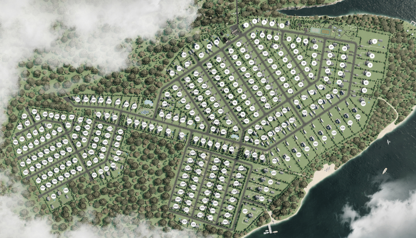 Генеральный план Bayside Residence Генеральный план Bayside Residence