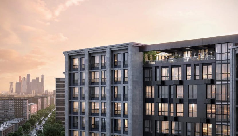 Вид на ЖК Дом на Зорге