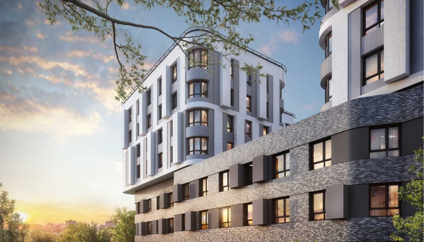 Вид на ЖК Символ