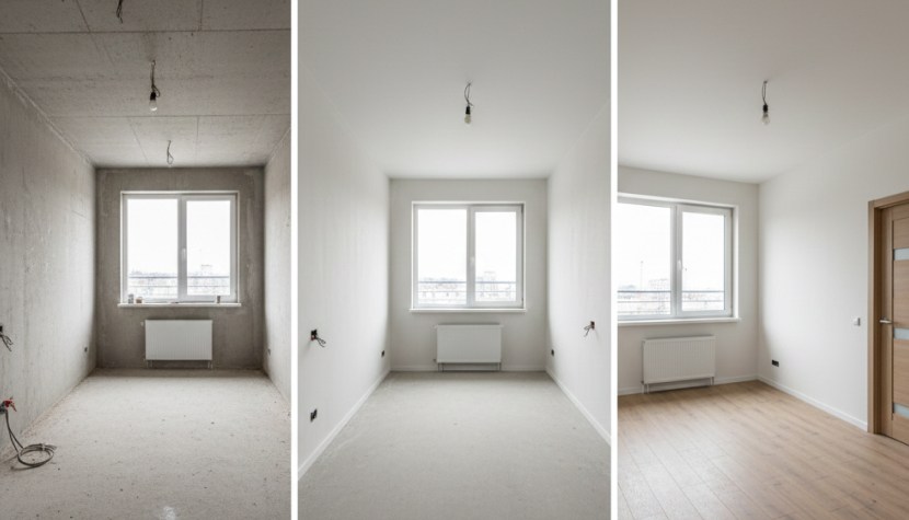 Три варианта отделки в новостройке