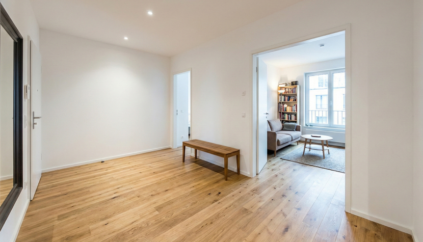 Широкий коридор "съедает" значительную часть площади квартиры