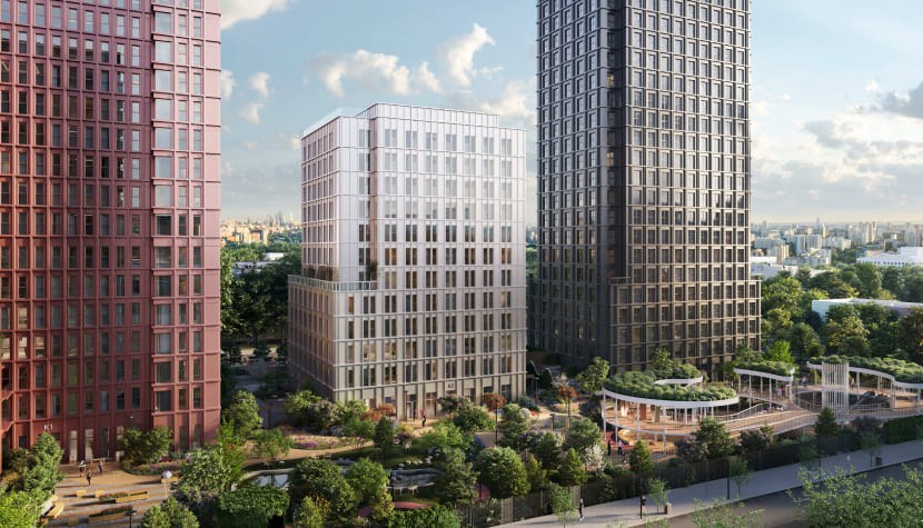 Вид на ЖК Среда на Кутузовском